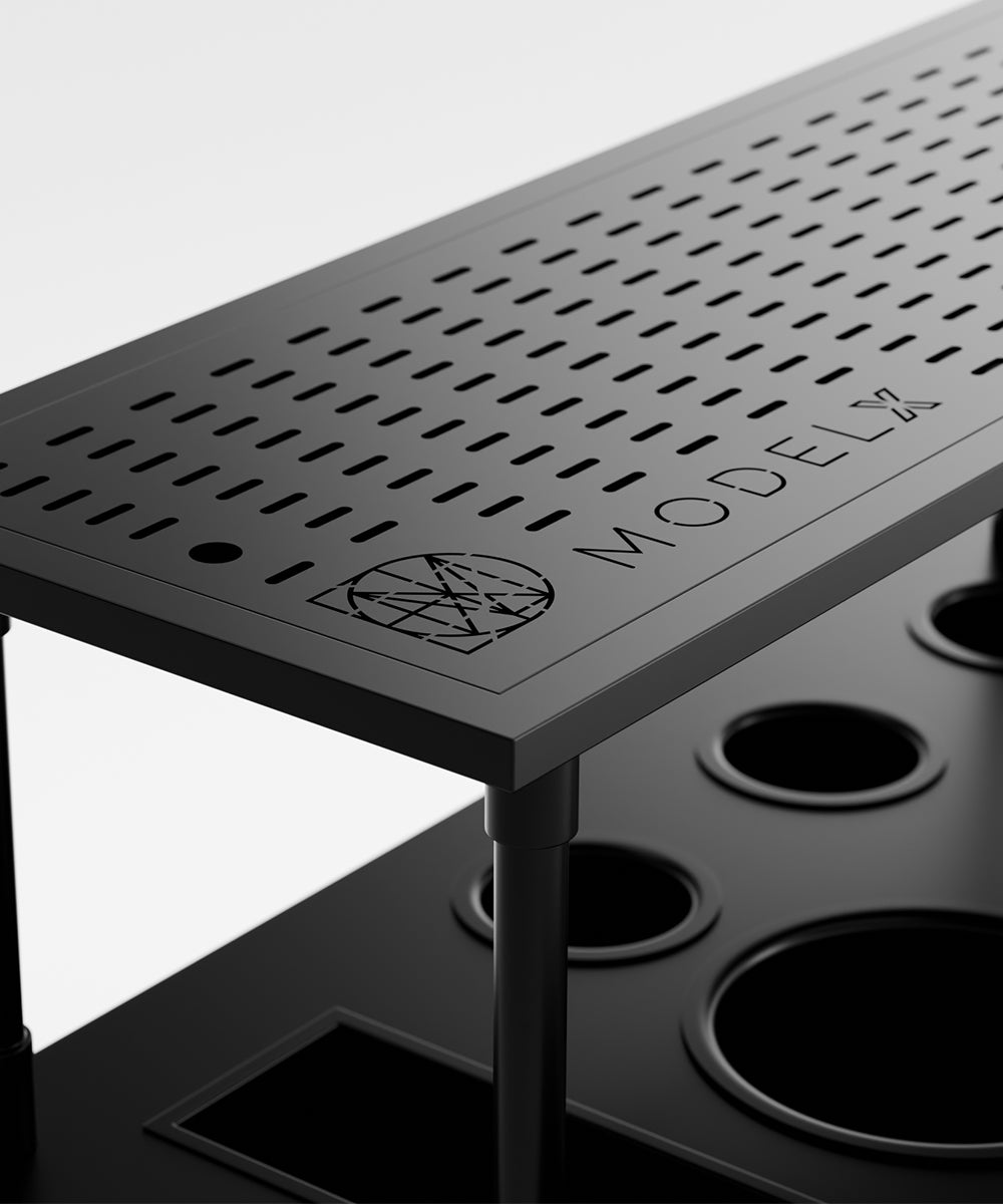 Double Model X Home Bar, Matt Black Finish