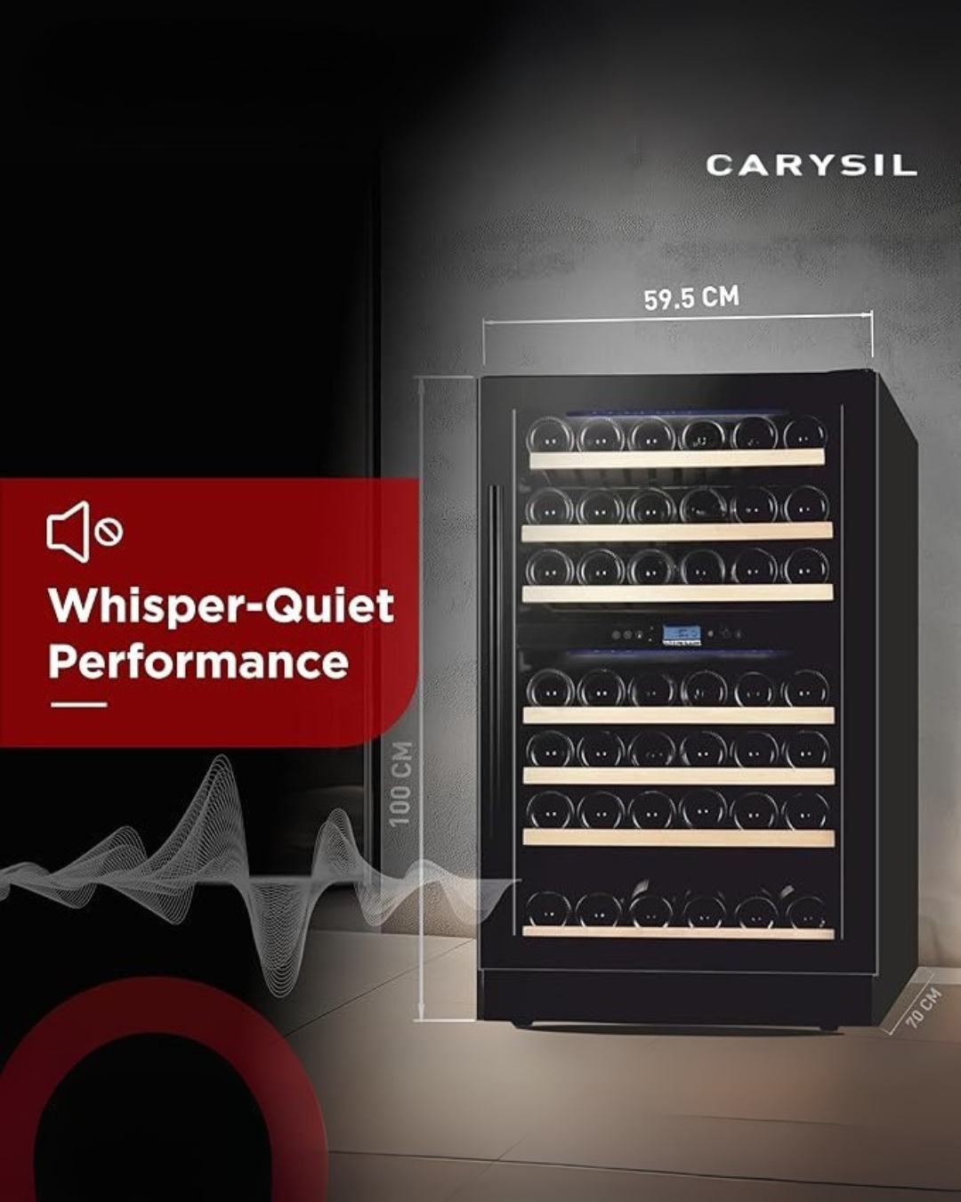 Wine Chiller, 77 bottles
