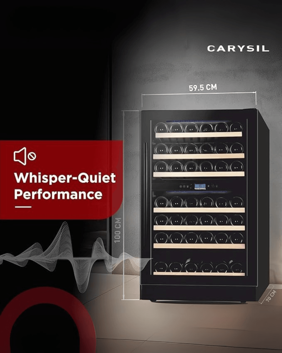 Wine Chiller, 77 bottles