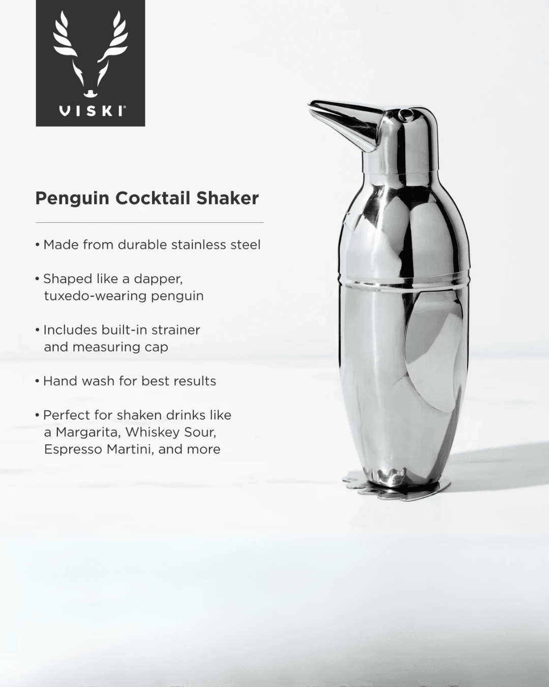 Penguin Cocktail Shaker
