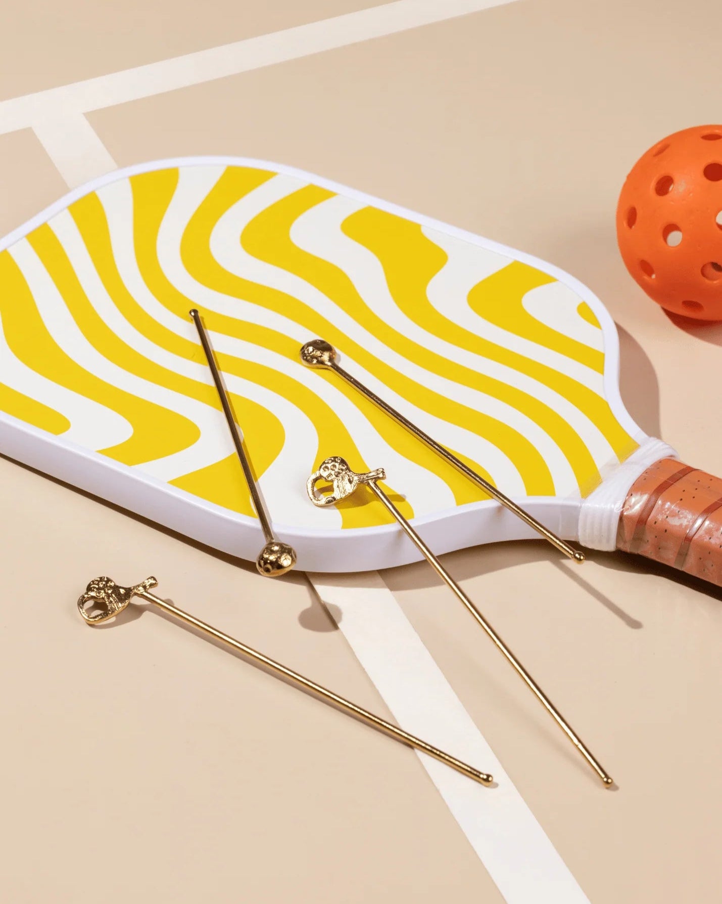 Court-side Cocktail Stirrers
