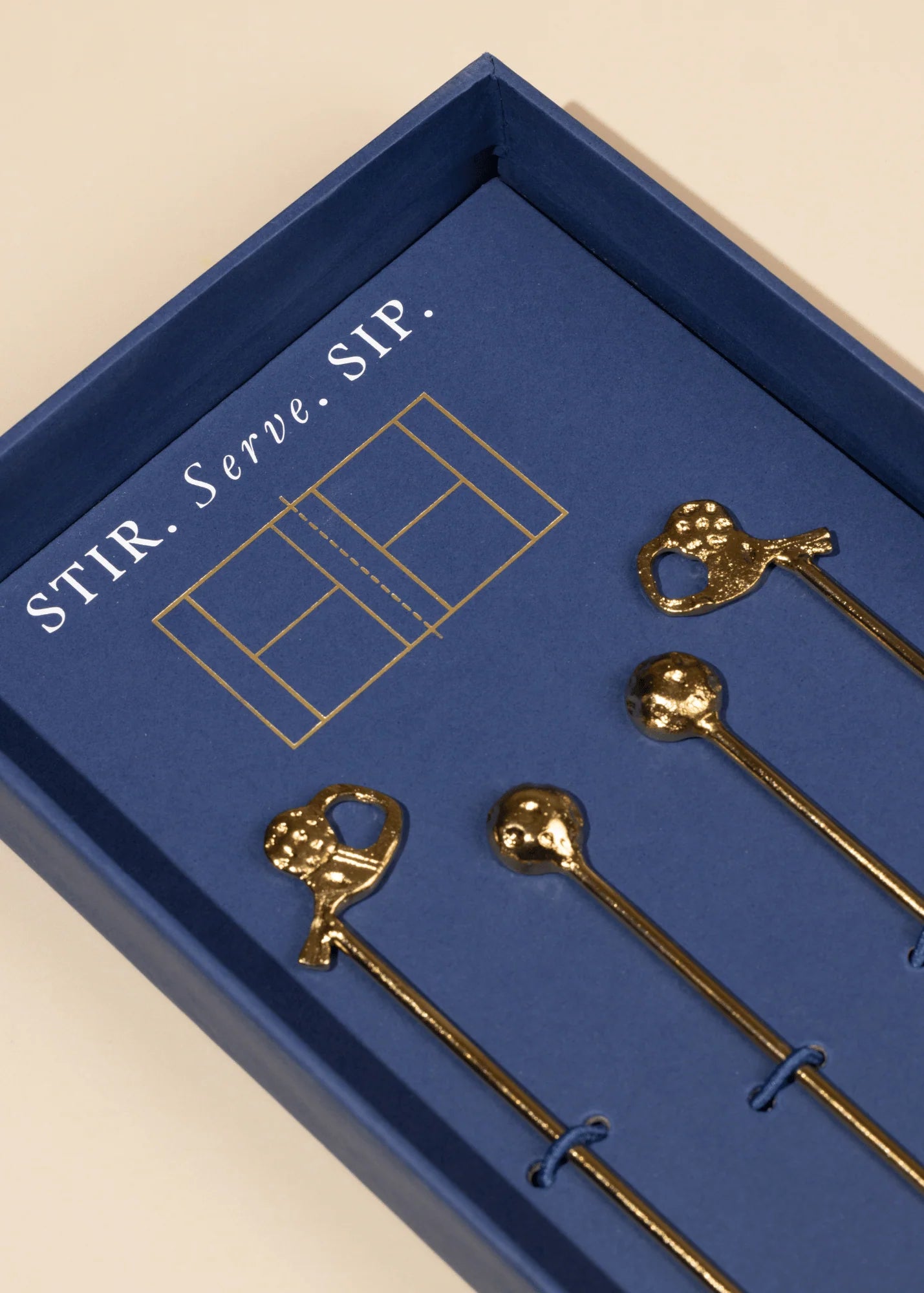 Court-side Cocktail Stirrers