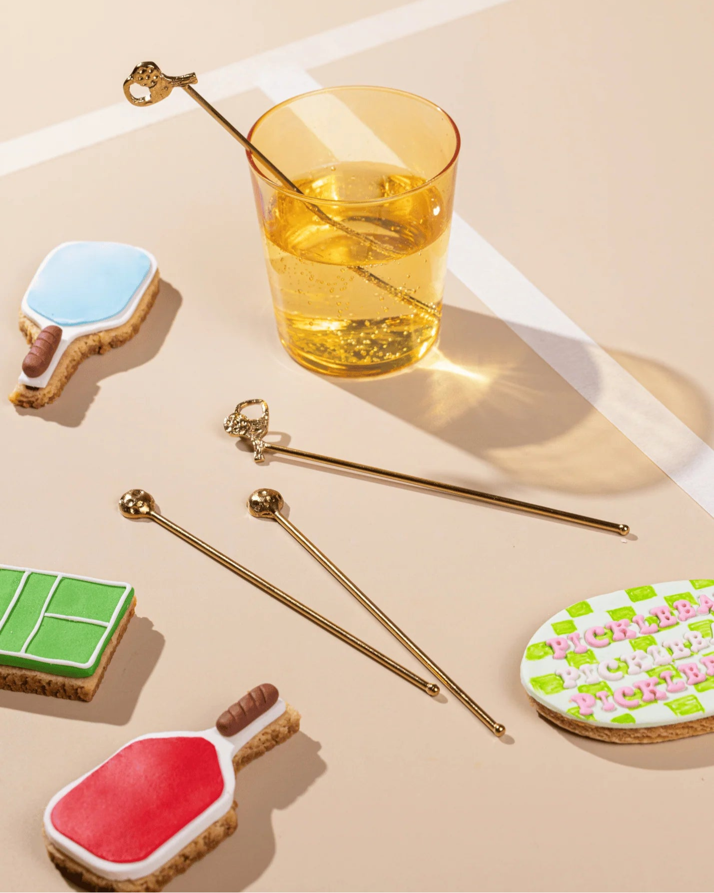 Court-side Cocktail Stirrers