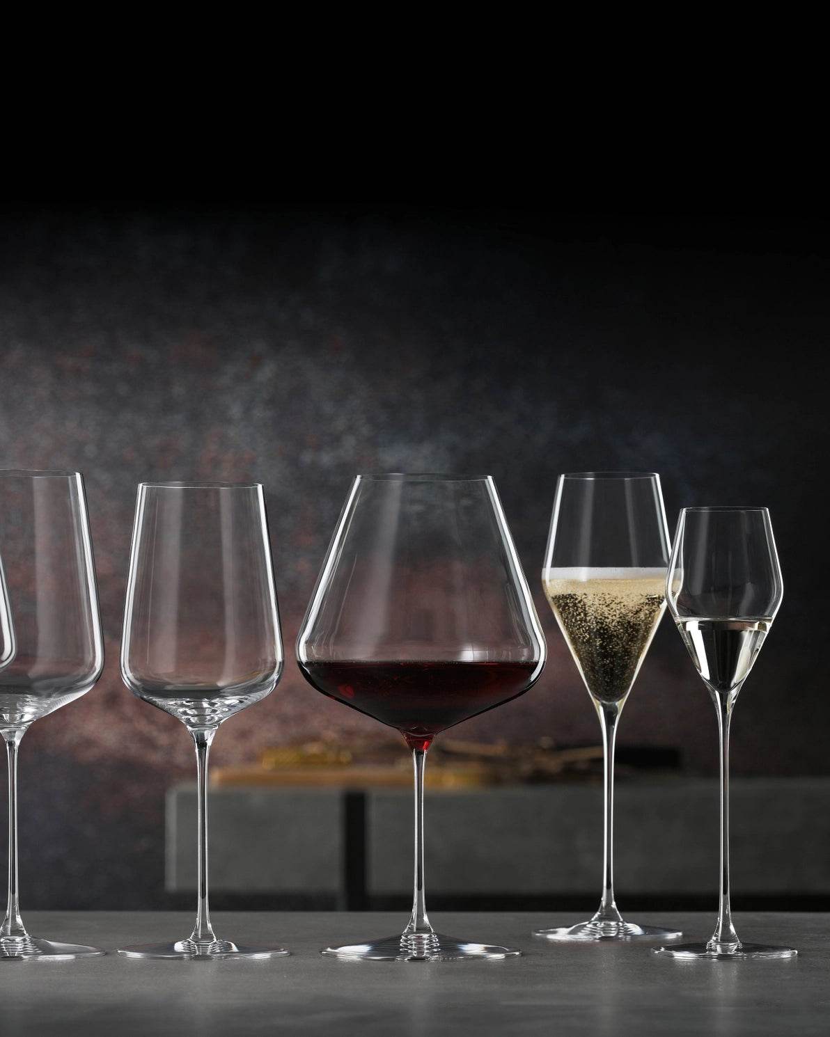 Definition Burgundy Glass
