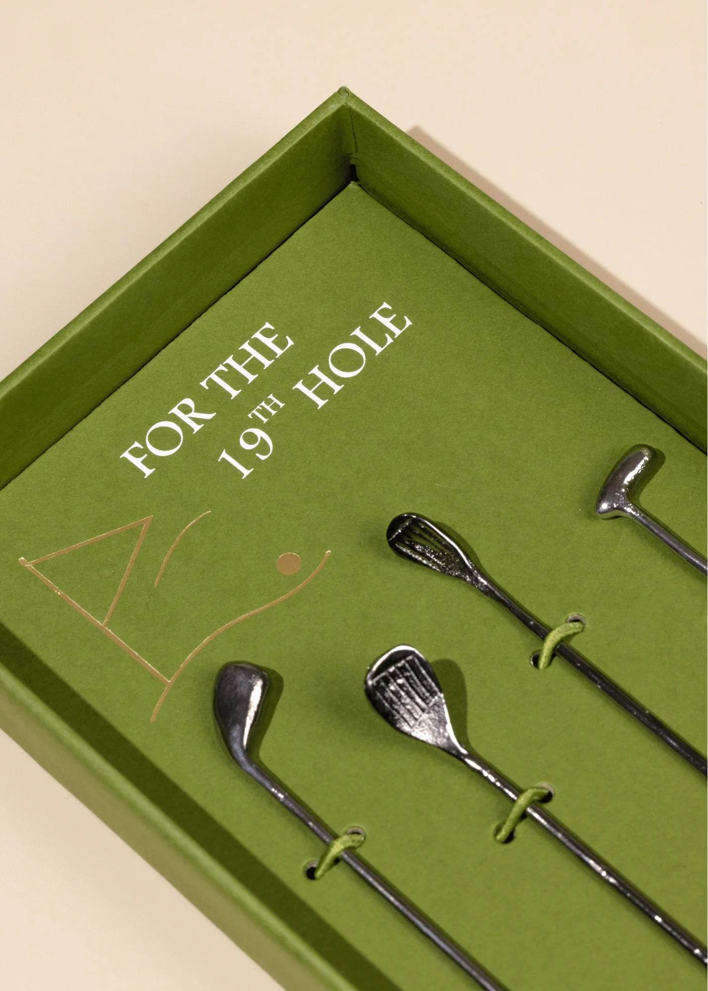 Tee-Time Cocktail Stirrers for Golf Lovers