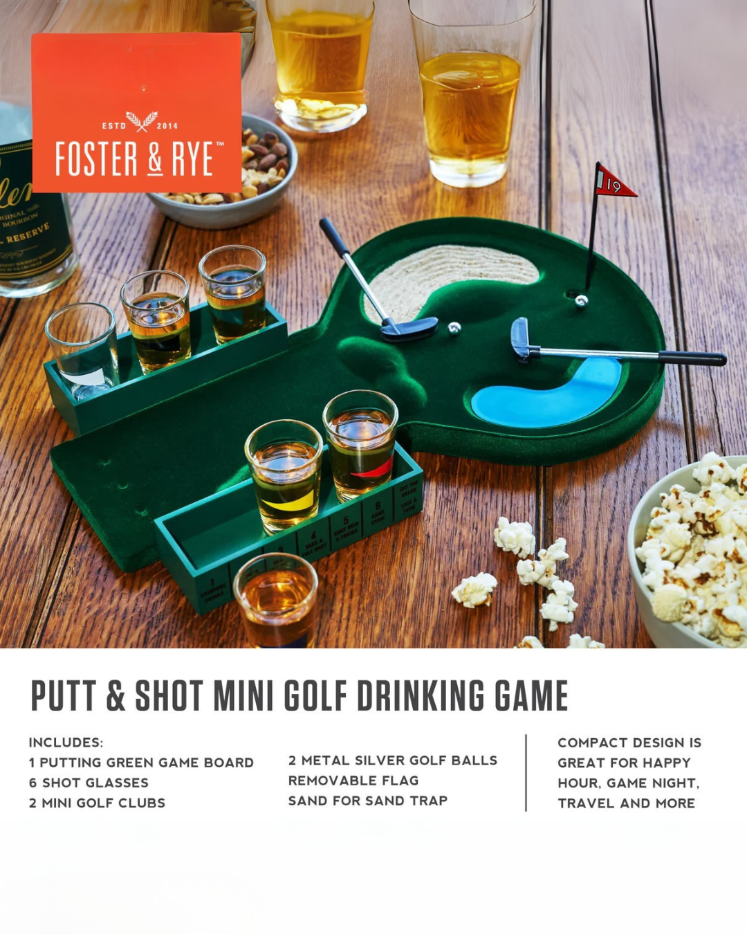 Putt & Shot Mini Golf Drinking Game