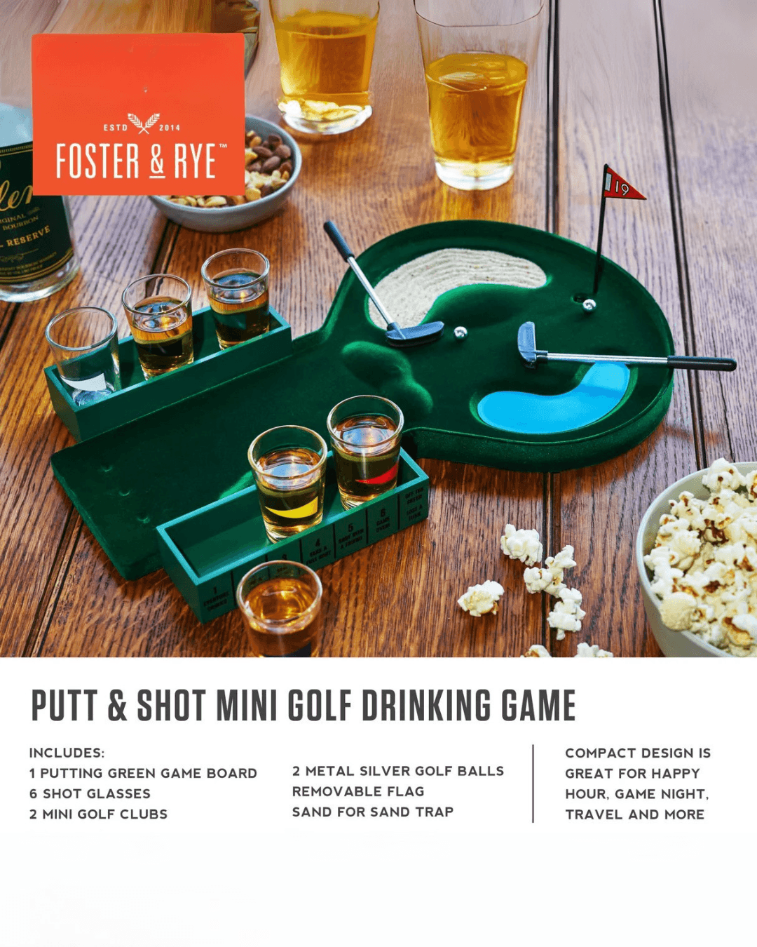 Putt & Shot Mini Golf Drinking Game