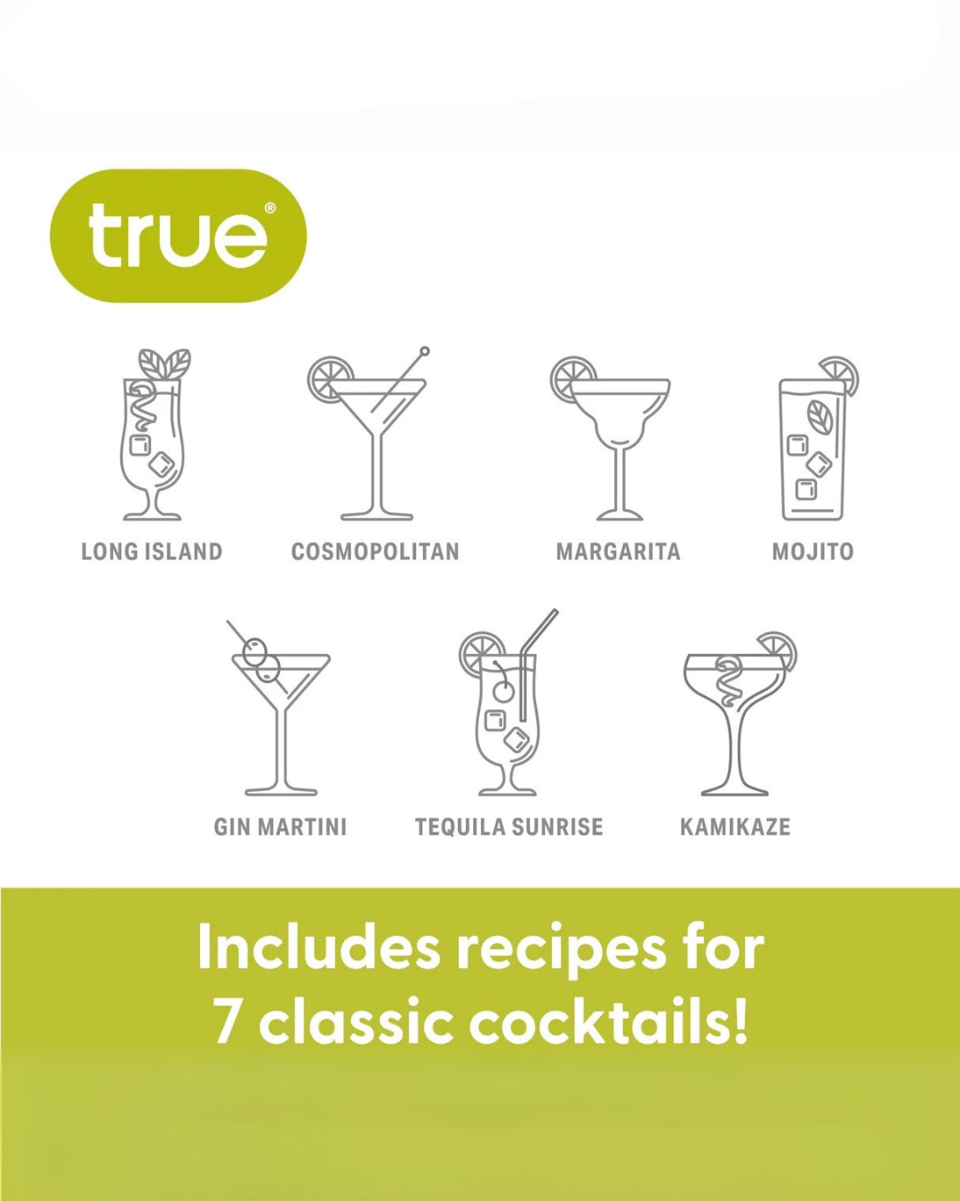 Glass Recipe Cocktail Shaker
