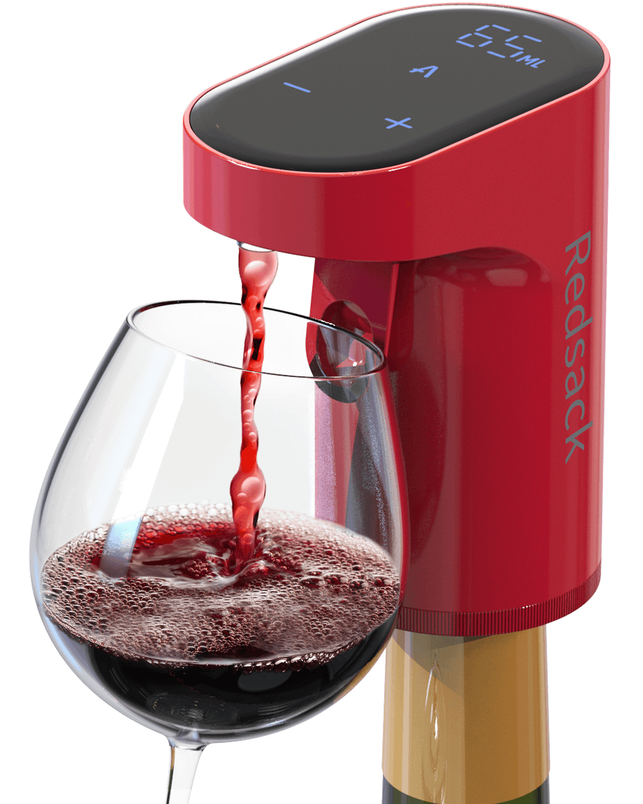 Redsack Smart Dispenser & Aerator, Red