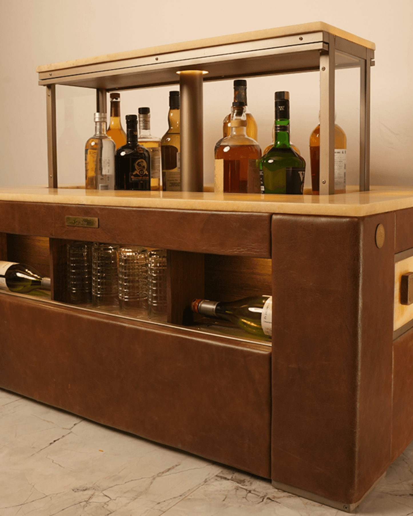 D’Wine Centre Table Bar, Large