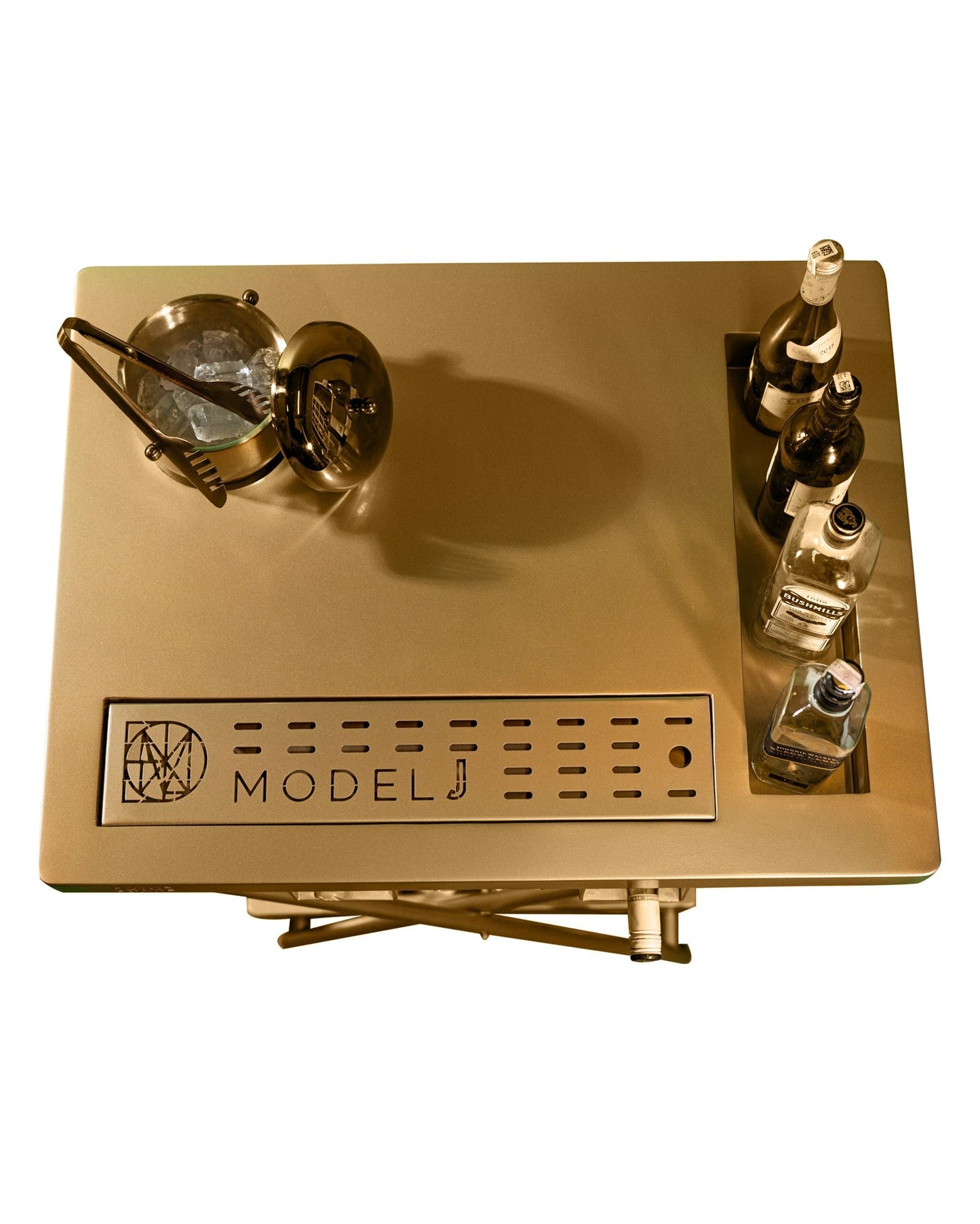 Model J - Matte Gold, Foldable Bar Table