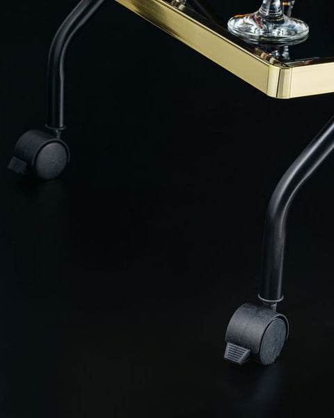 Midnight Glam Serving Cart