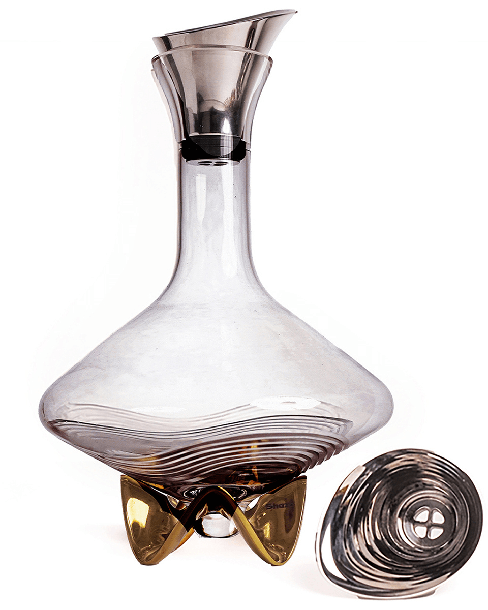 The Wavemaker Wine Decanter