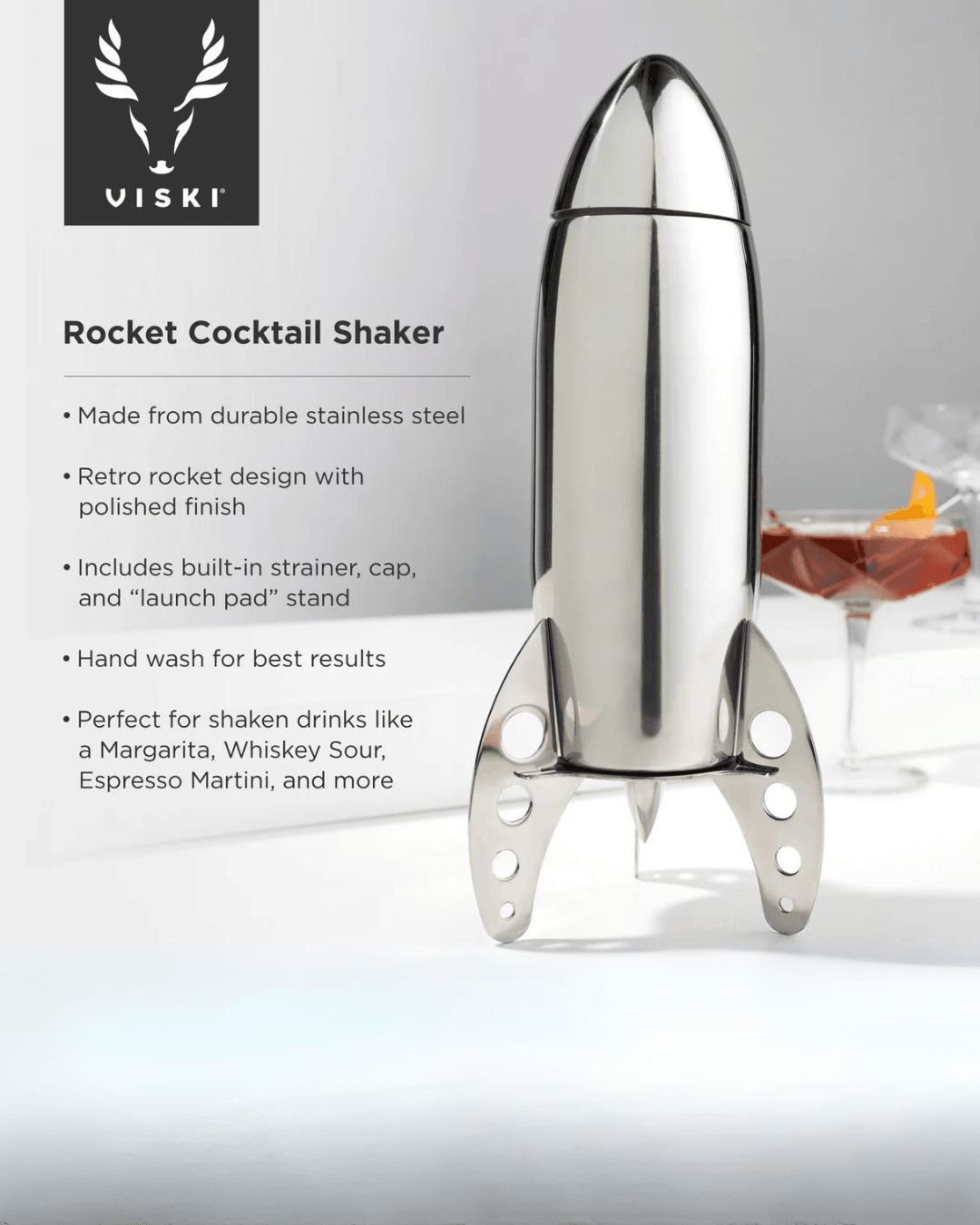 Rocket Cocktail Shaker