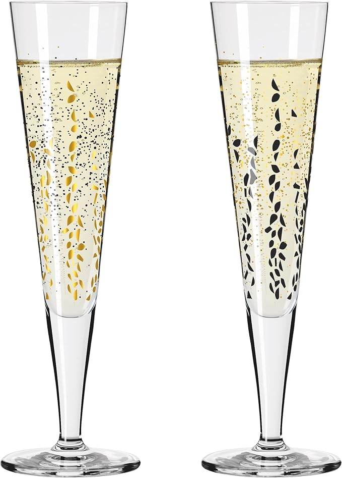 Goldnacht Duet #23 Champagne Glass