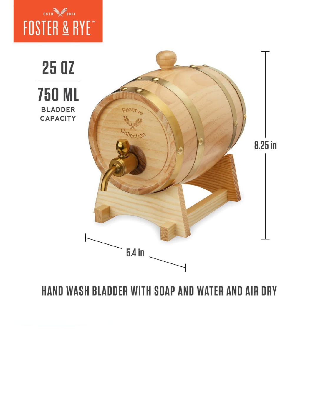 Whisky Barrel Drink Dispenser