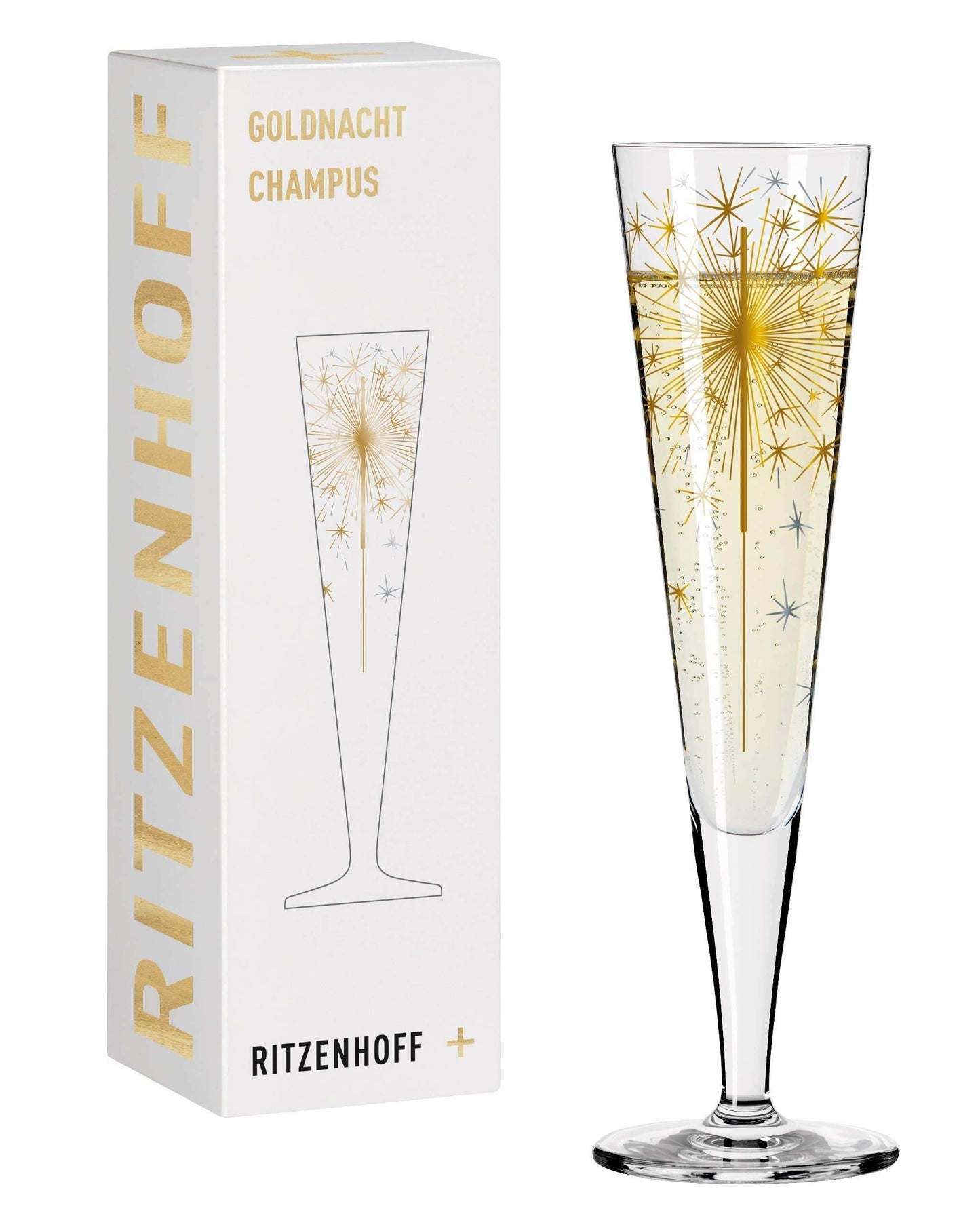Goldnacht #5 Champagne Glass
