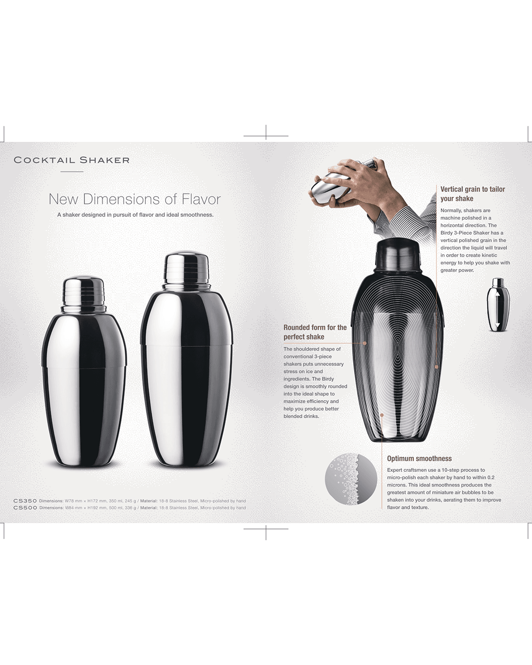 Cocktail Shaker, 350ml