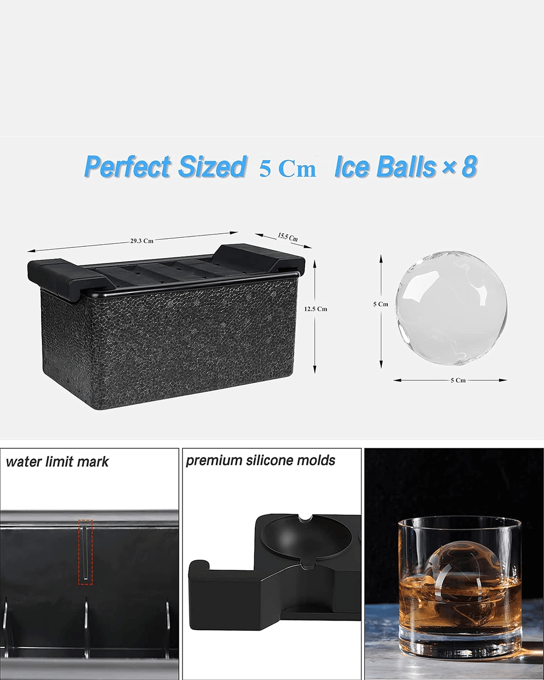 GlasKart's Crystal Clear Ice Ball Maker