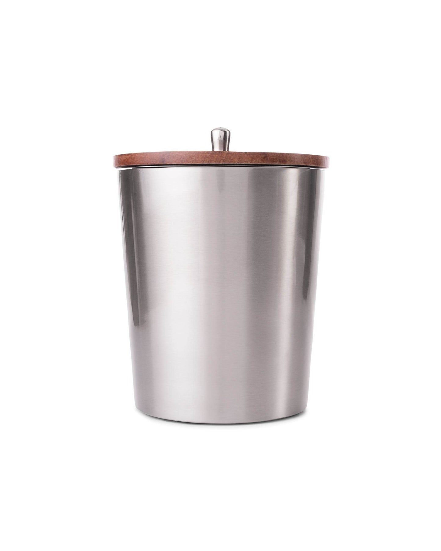 Stainless Steel & Mango Wood Ice Bucket