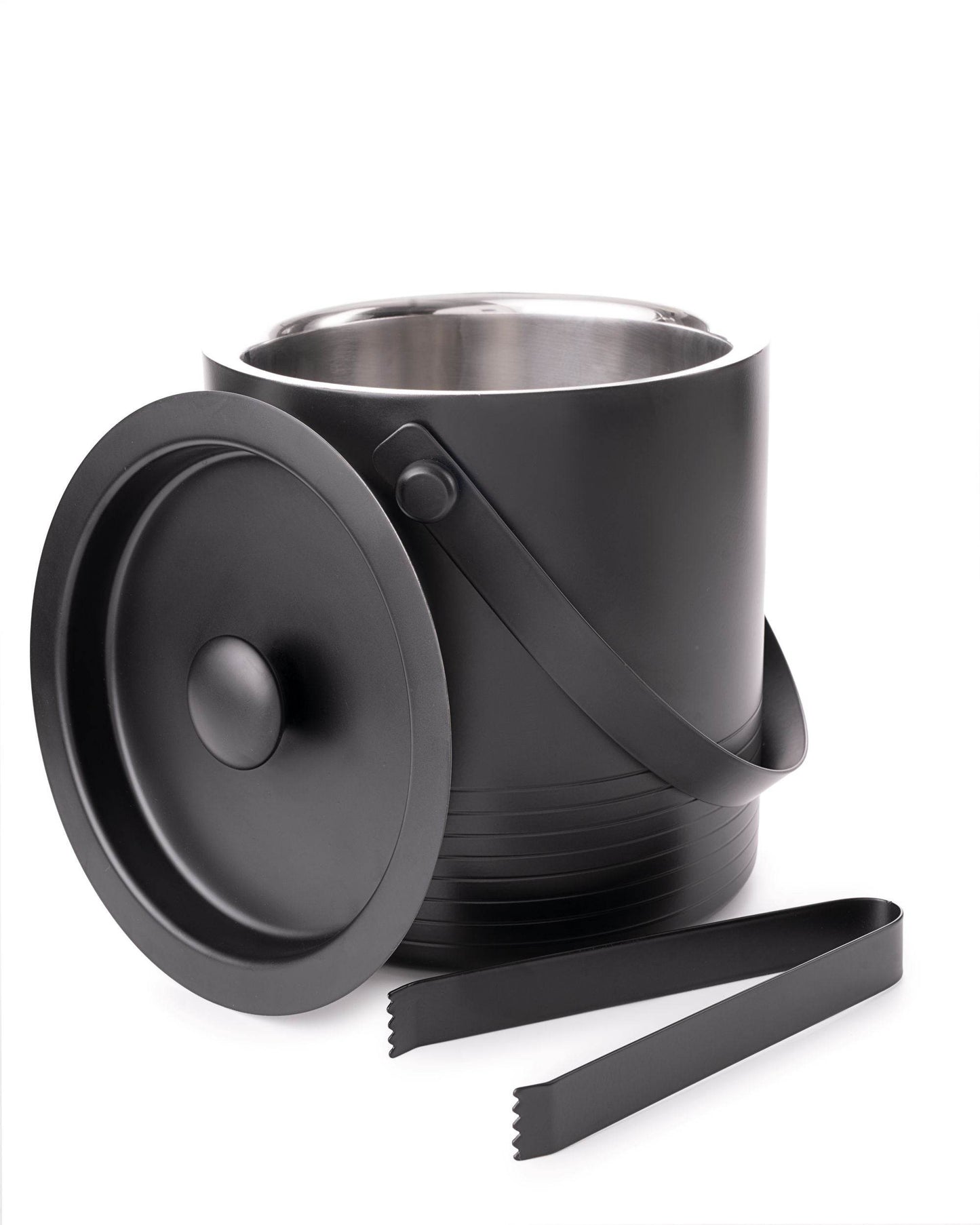 All Black Stainless Steel Ice Bucket