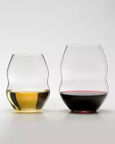 Swirl Stemless Red Wine Glass
