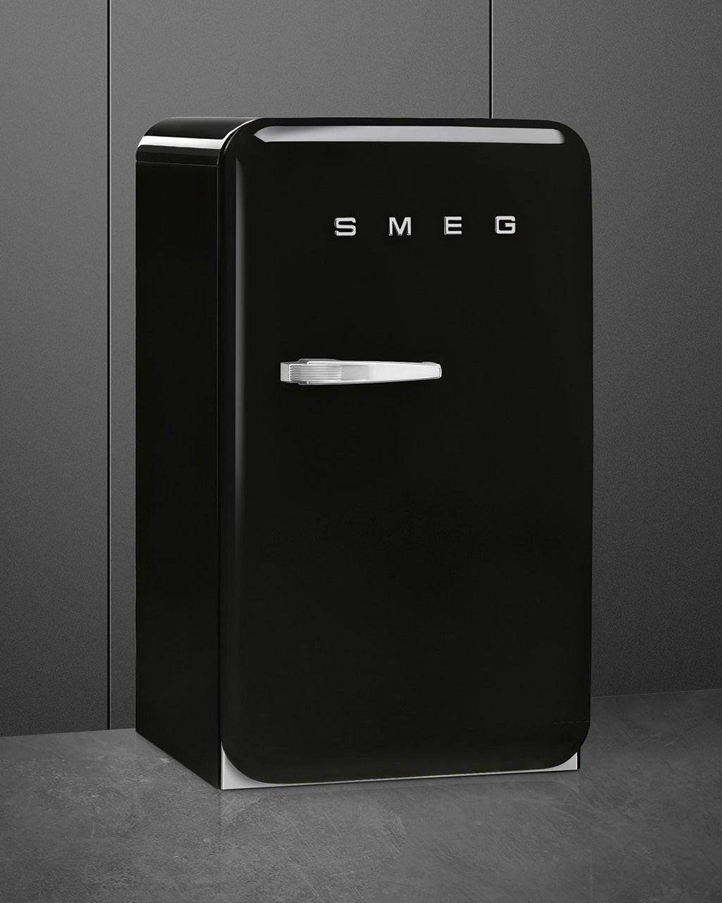 Happy Bar Refrigerator (Fab10H) – 50’s Style, Black