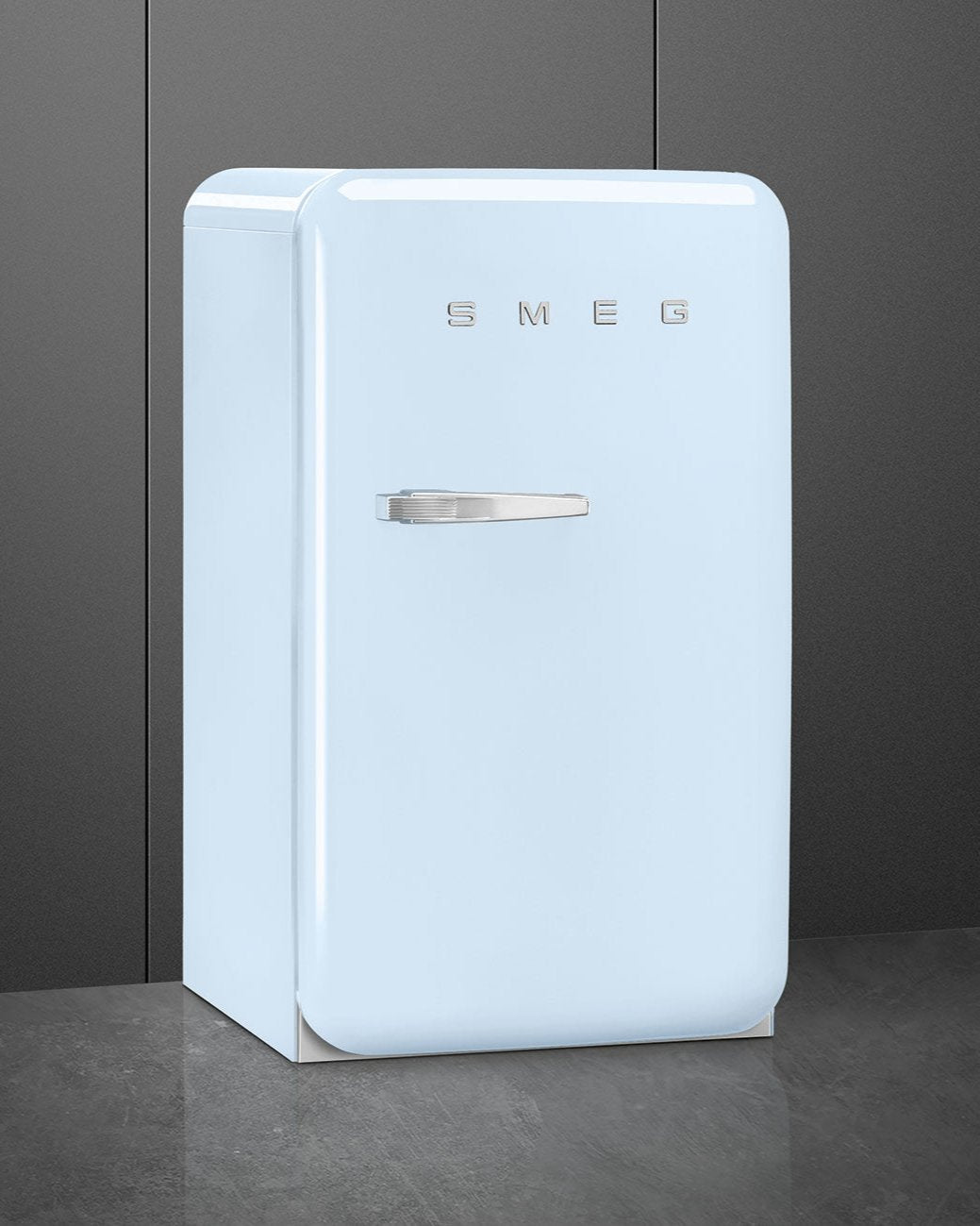 Minibar Refrigerator (Fab10R) – 50’s Style, Pastel Blue