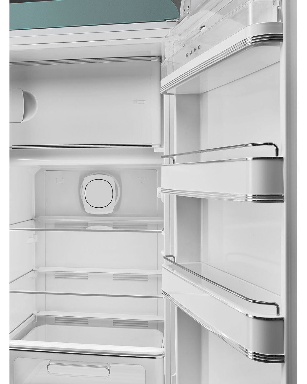 Free Standing Refrigerator- 50’s Style, Matte Emerald Green