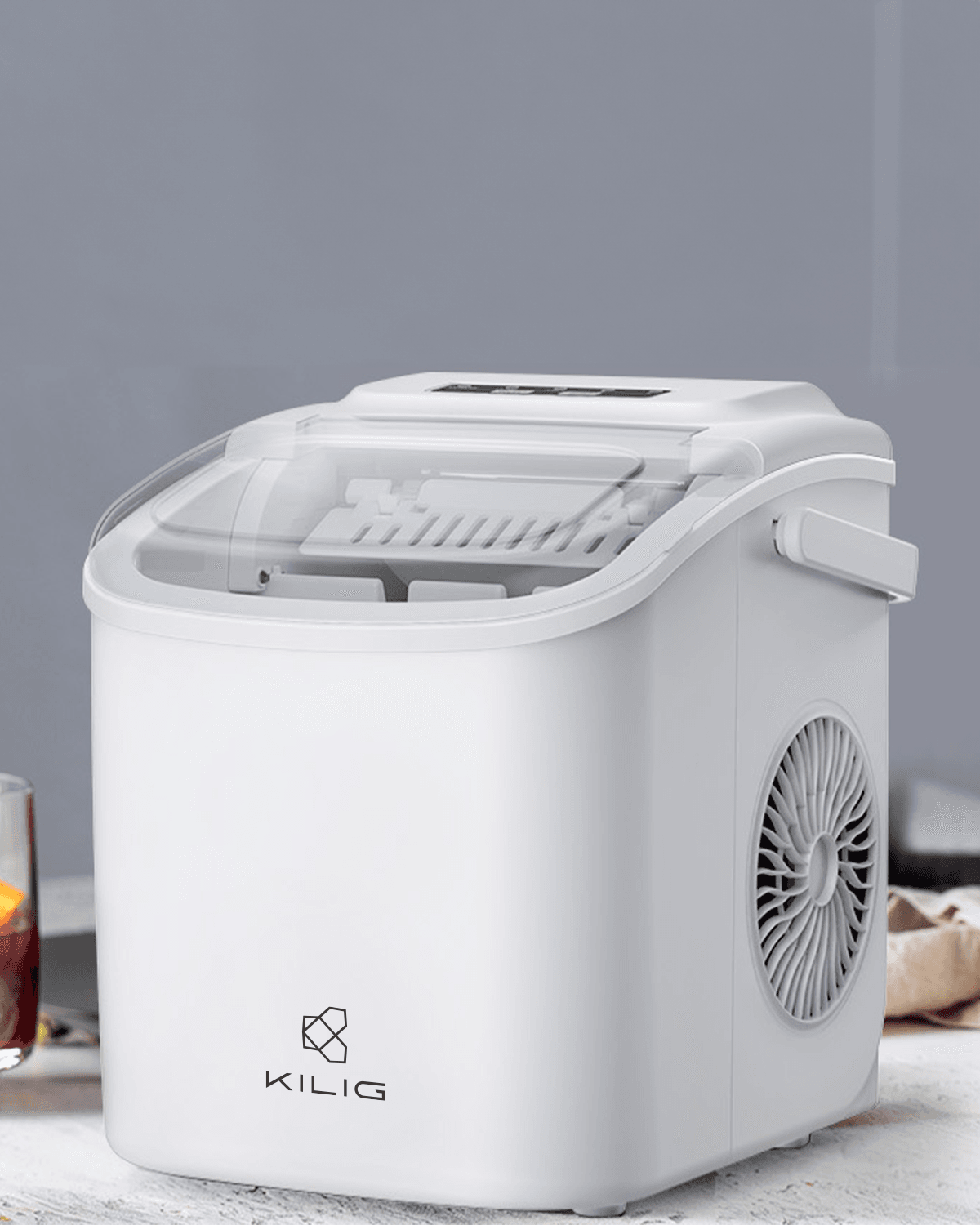 H01W Countertop Ice Maker Machine