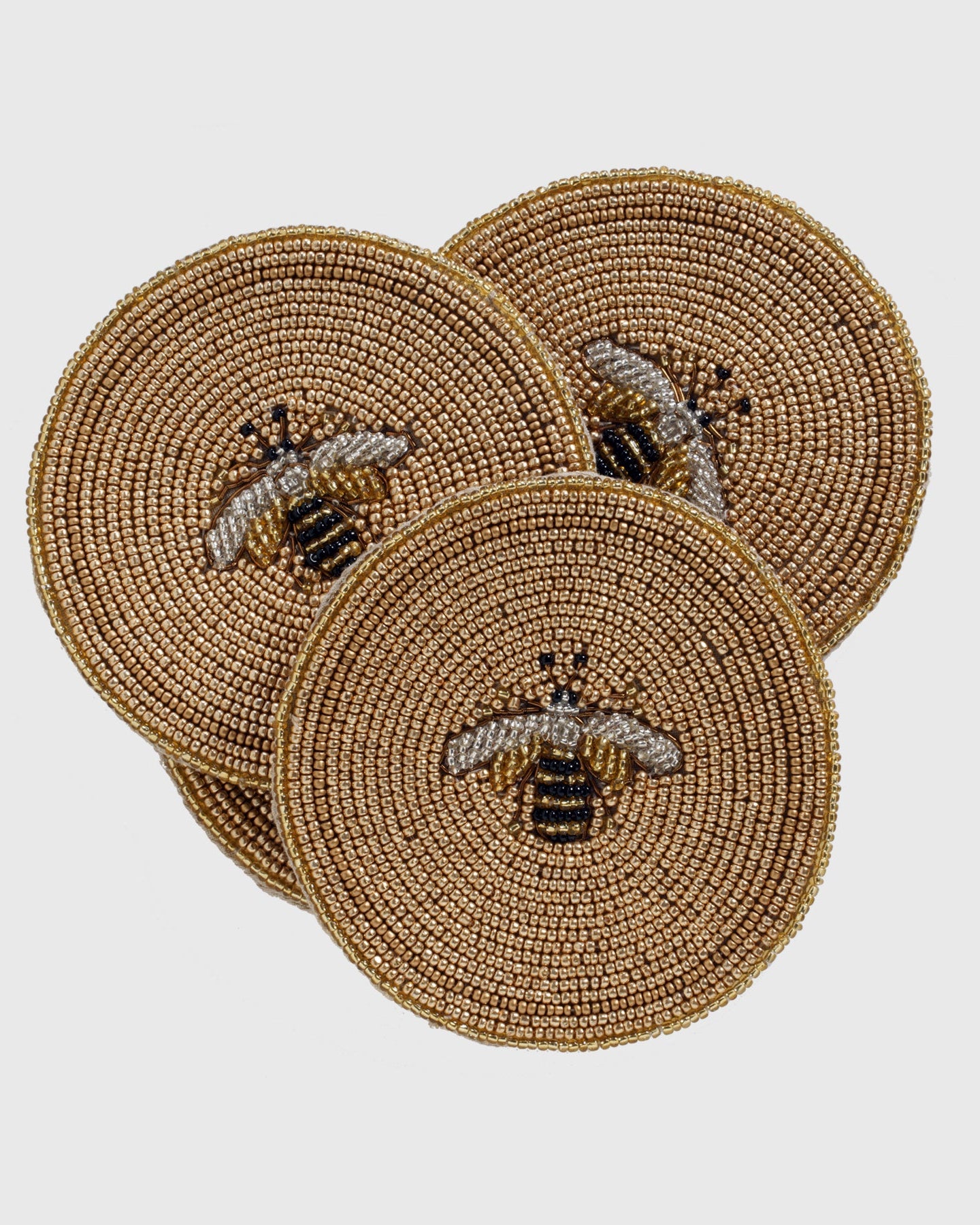 Stripey Bee Coasters