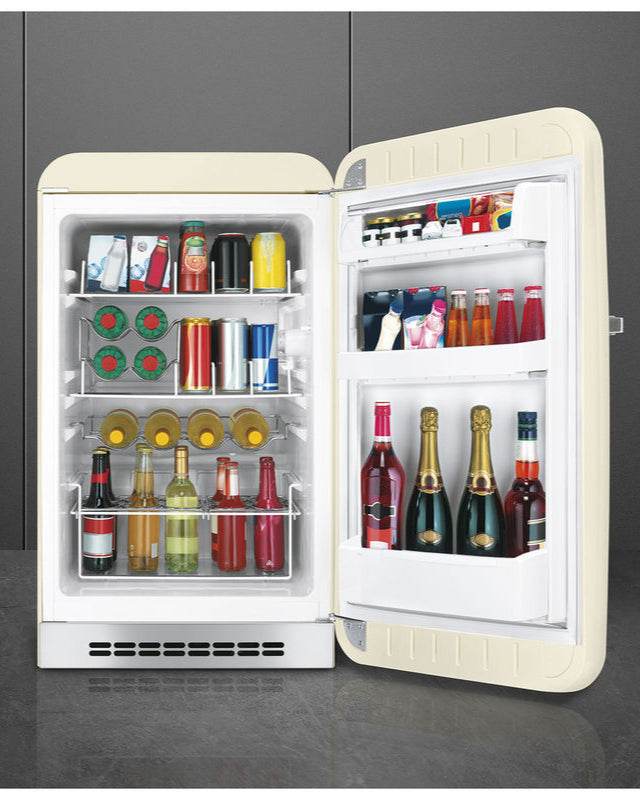 Happy Bar Refrigerator (Fab10H) – 50’s Style, Cream