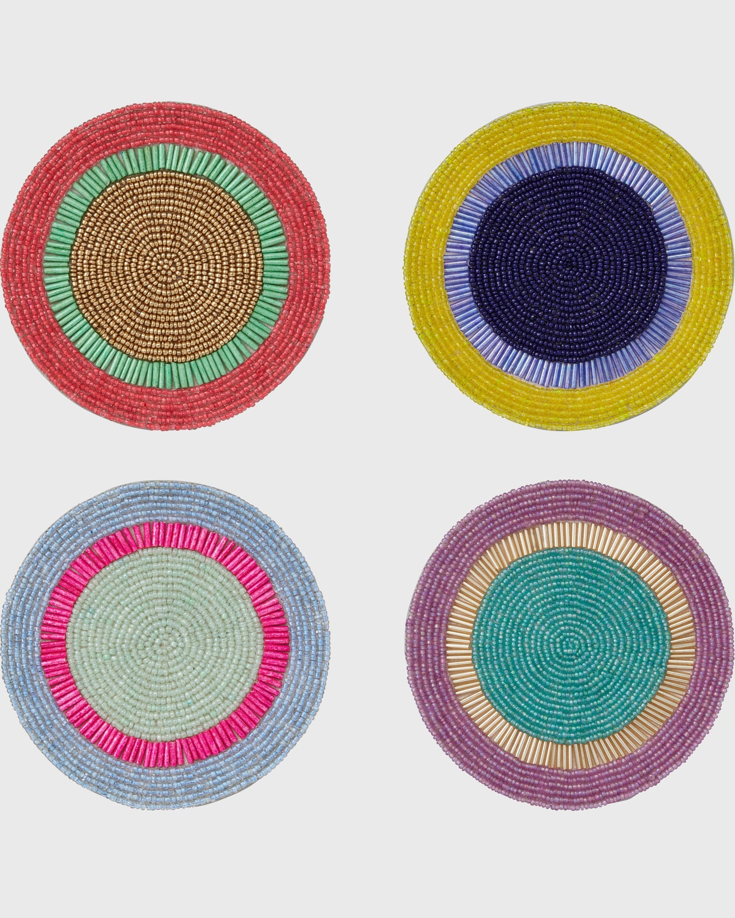 Bright Stripe Coasters