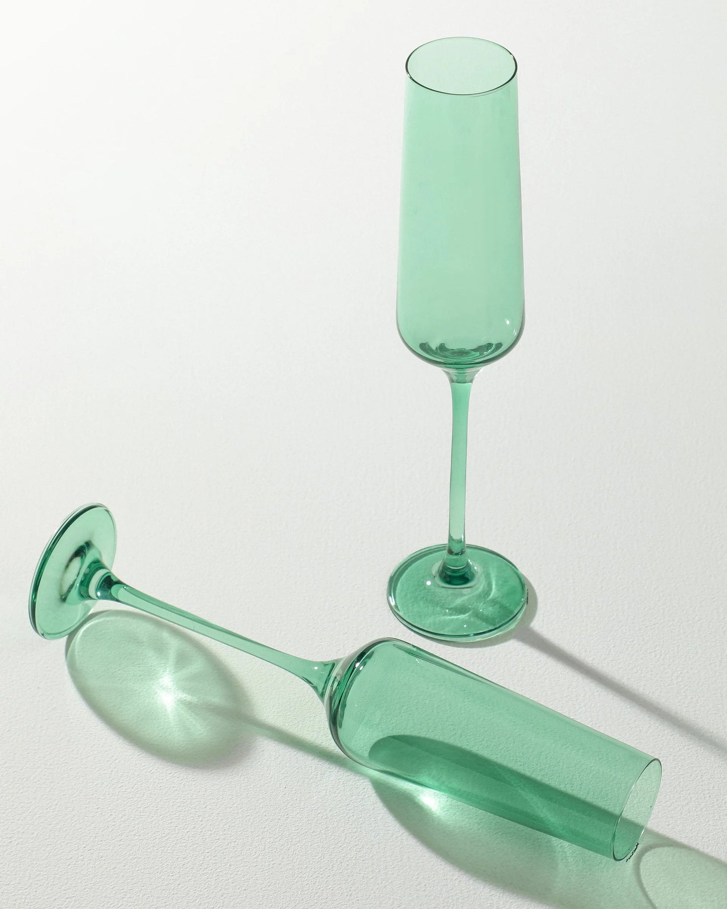 Nature Green Champagne Flute