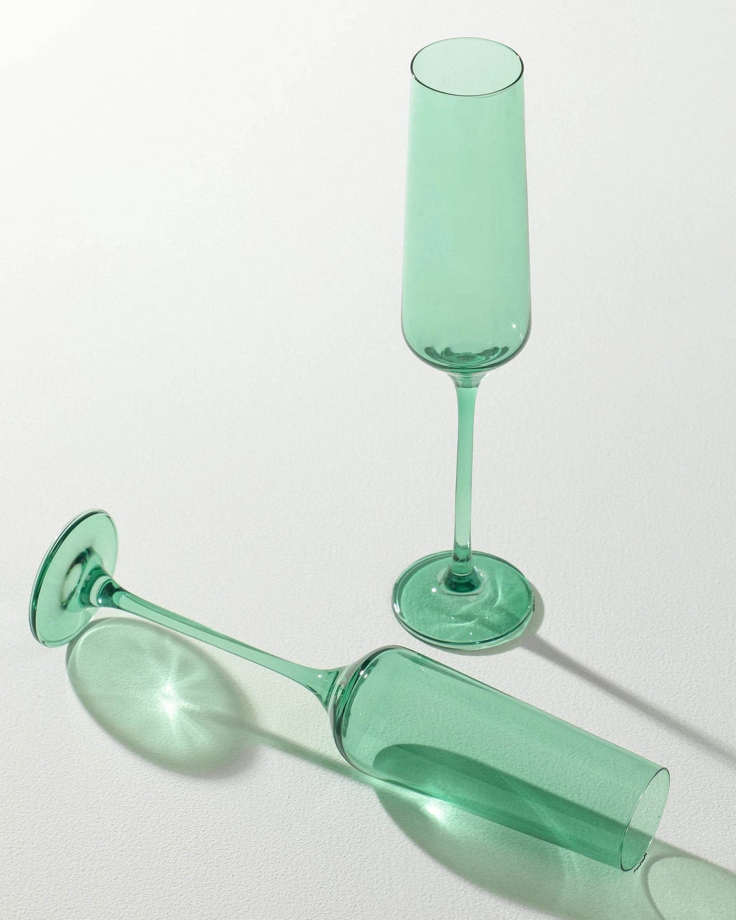 Nature Green Champagne Flute