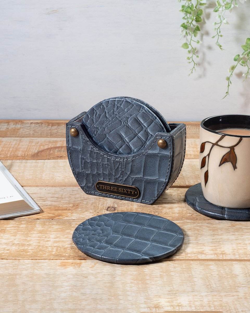 Eden Round Coasters, Grey