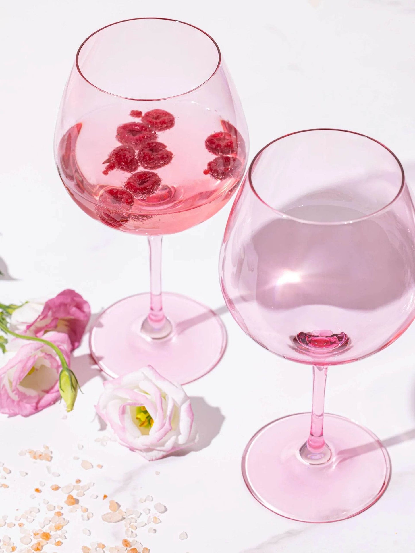 Peonies Pink Goblet