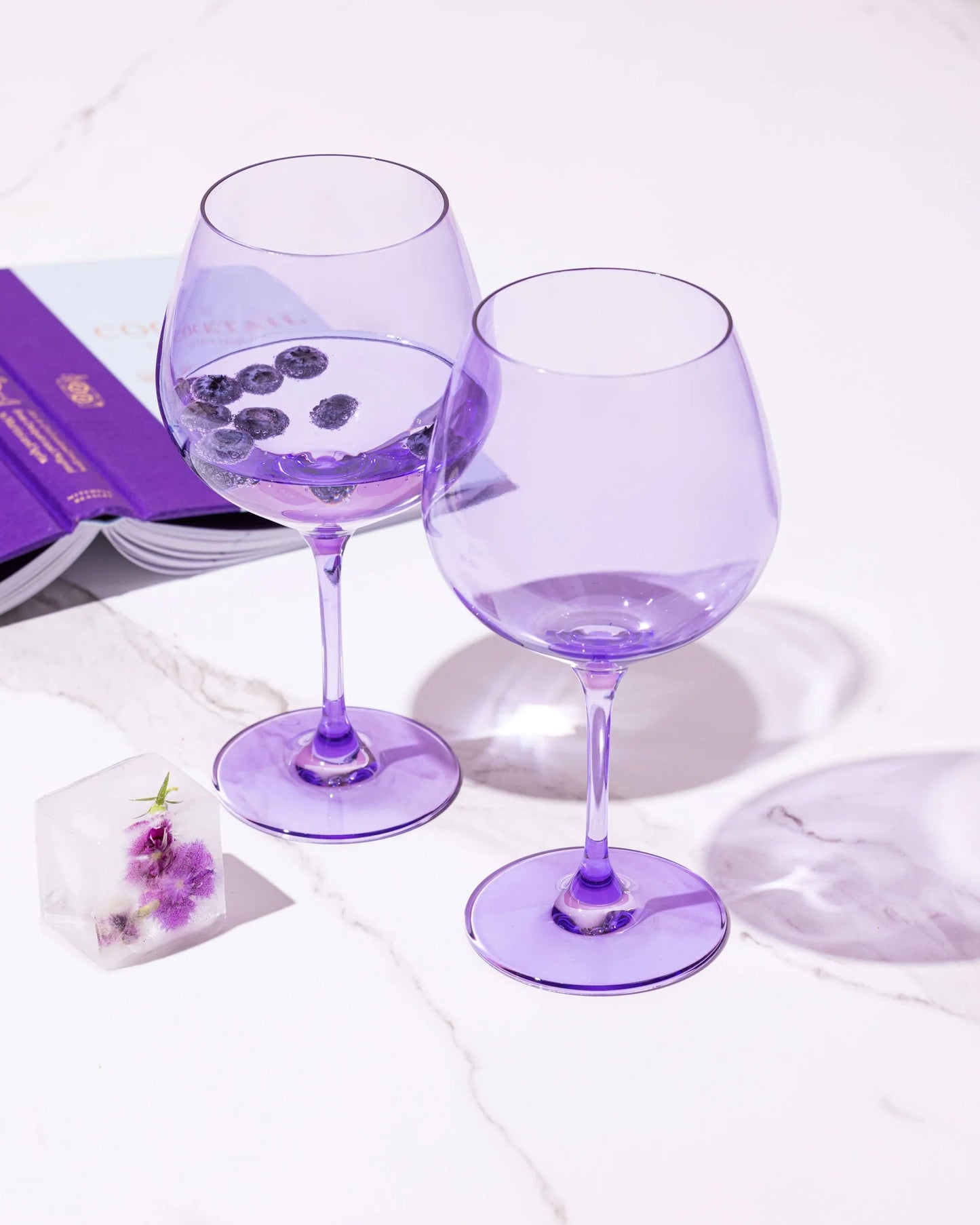 Serendipity Lilac Goblet