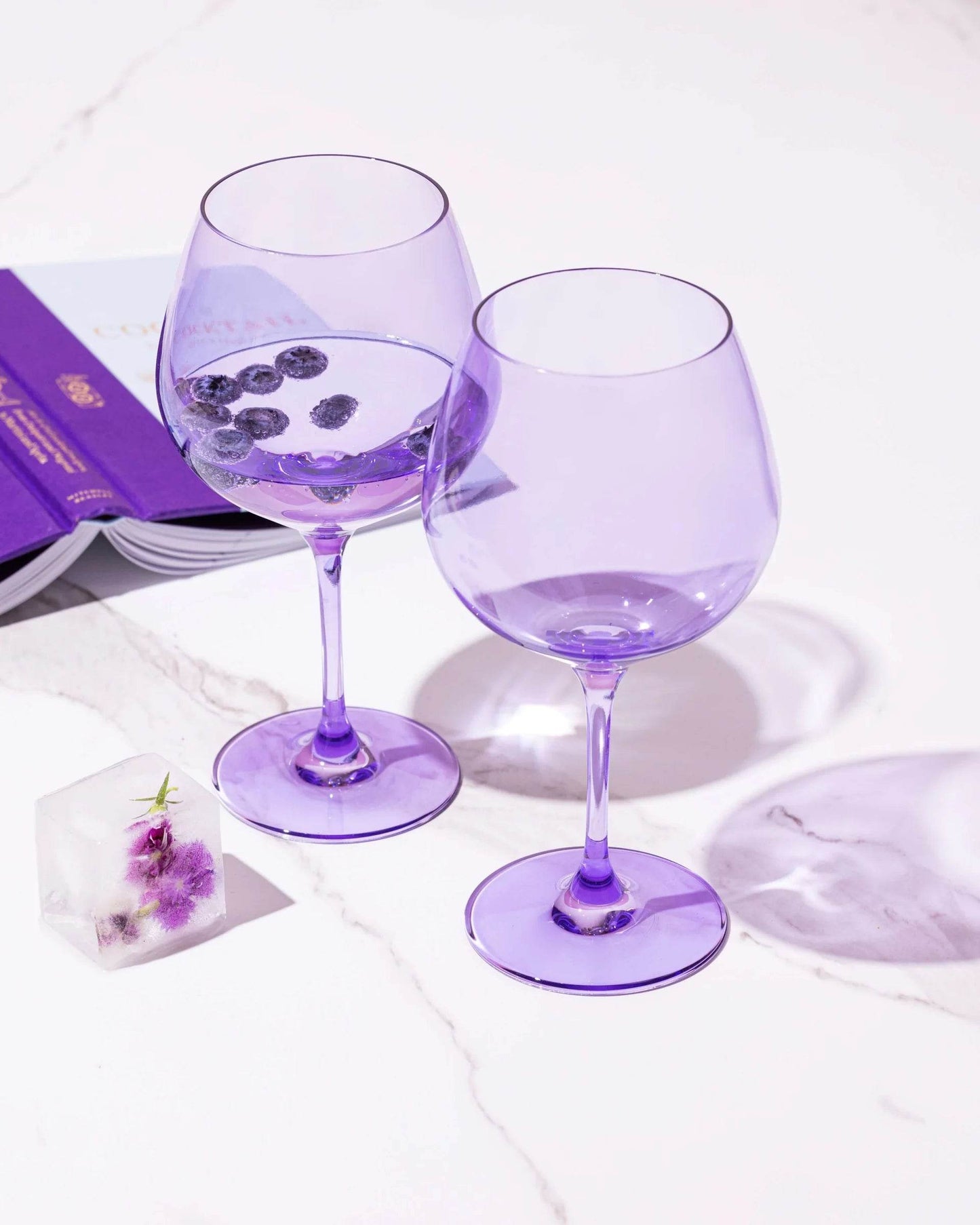 Serendipity Lilac Goblet