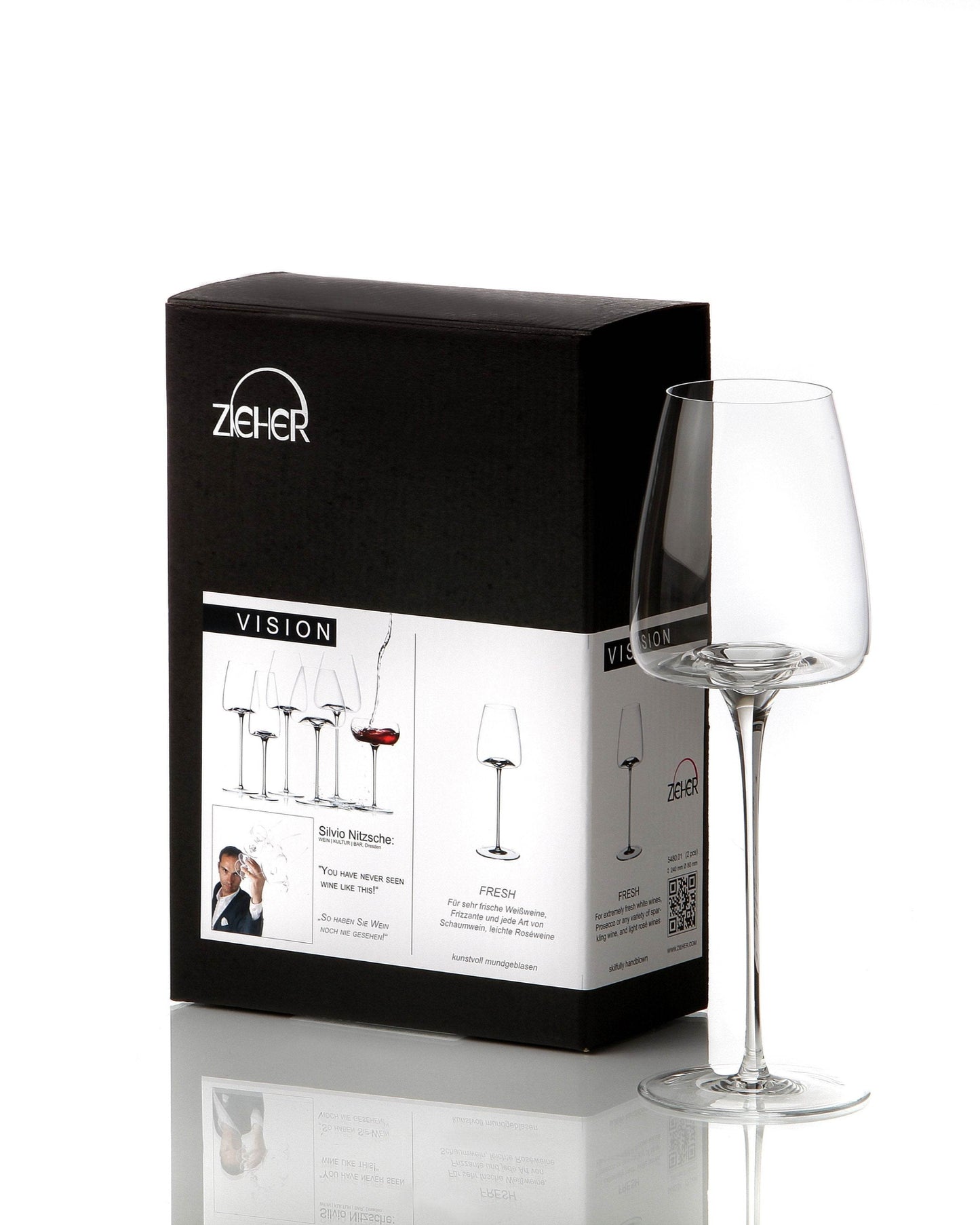 Fresh Sparkling Wine Glass