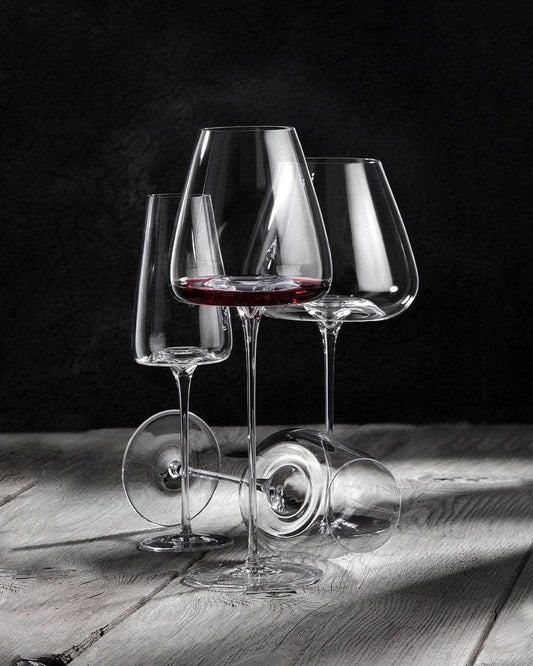 Intense Red Wine Glass