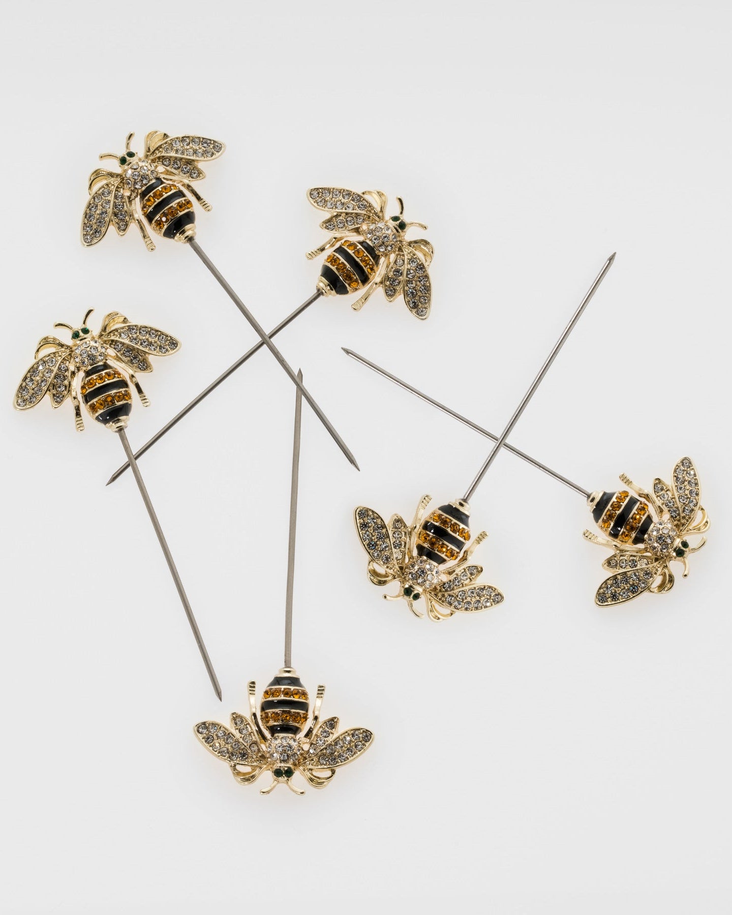 Stripey Bee Cocktail Picks