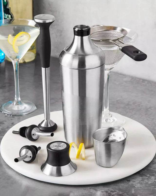 Single Wall Cobbler Cocktail Shaker, Stainless Steel