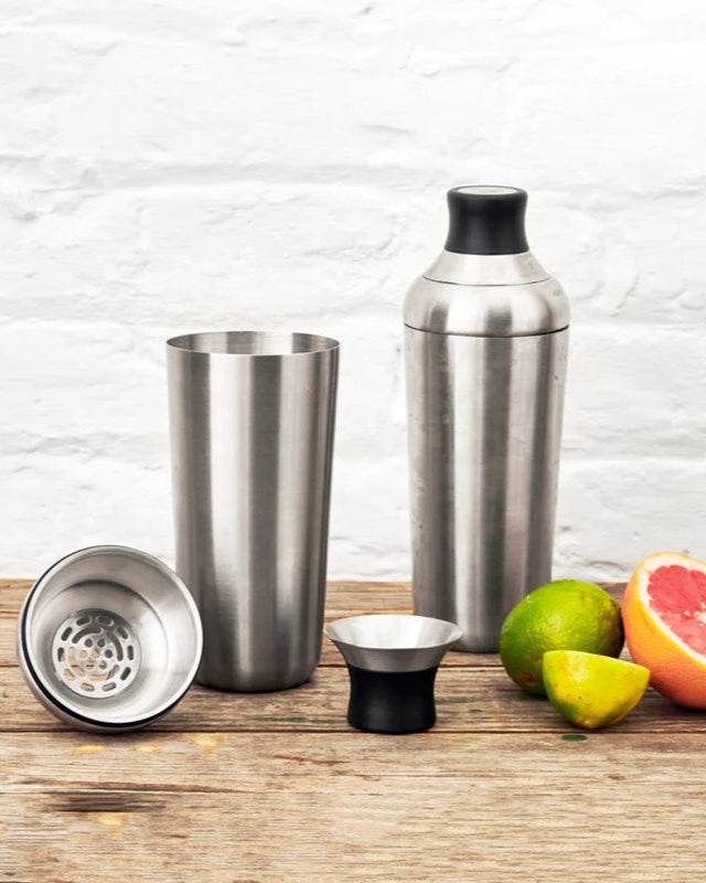 Single Wall Cobbler Cocktail Shaker, Stainless Steel