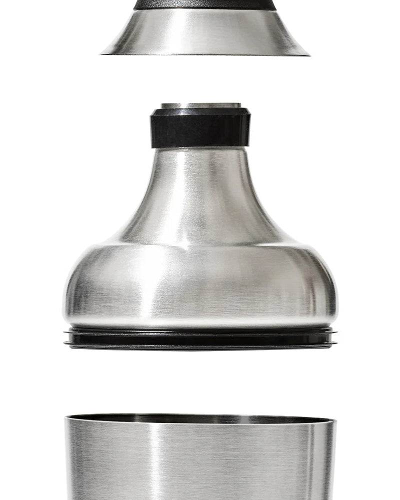 Single Wall Cobbler Cocktail Shaker, Stainless Steel