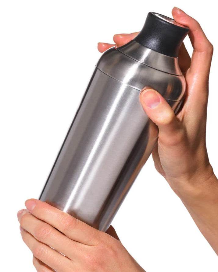 Single Wall Cobbler Cocktail Shaker, Stainless Steel