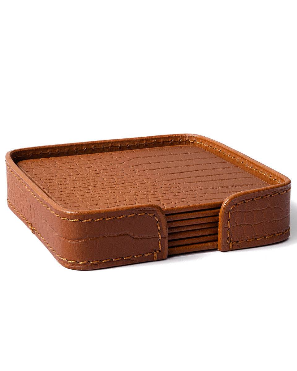 Sterling Square Coaster, Tan