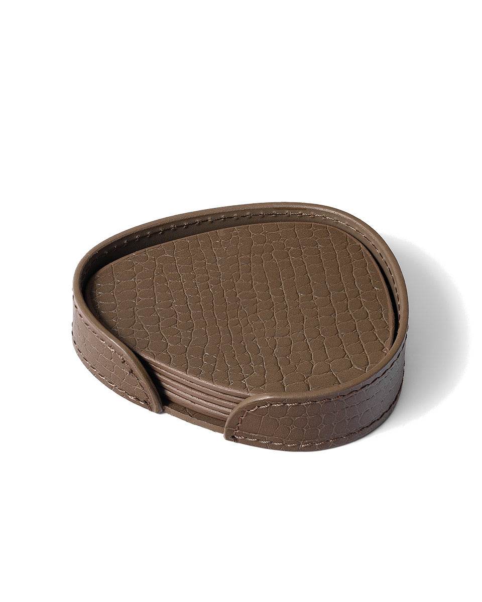 Sterling Abstract Coaster, Taupe