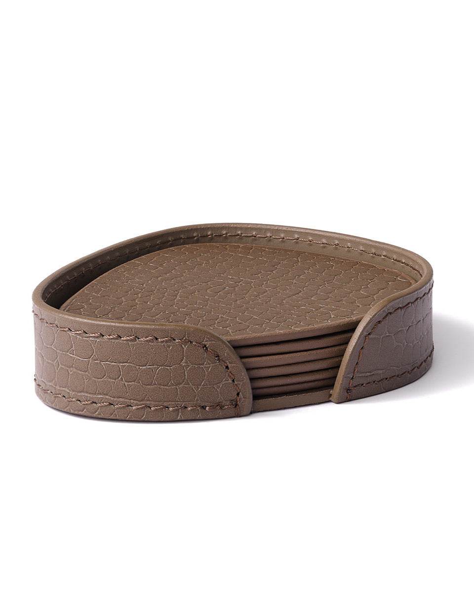 Sterling Abstract Coaster, Taupe