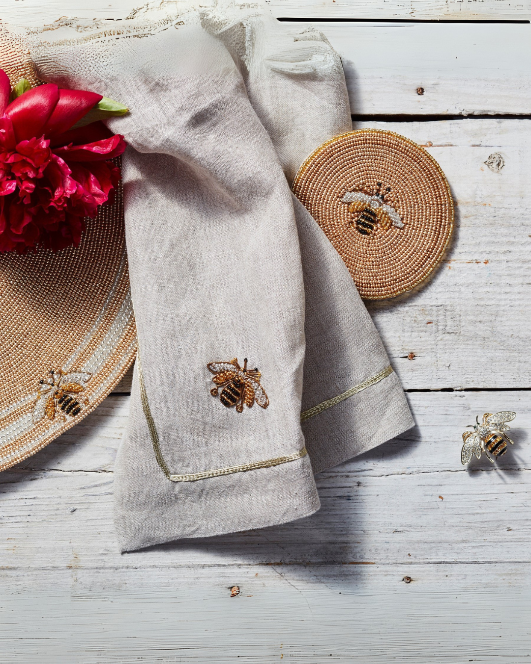 Stripey Bee Coasters